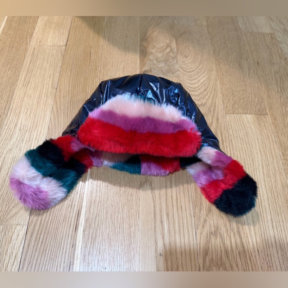 Crewcuts Kids Faux Fur Winter Hat with Ears